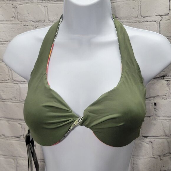 Coco Reef Women's Verso Reversible Bra-Sized Twist-Front Bikini - Picture 6 of 10